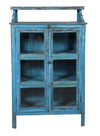 [[Turquoise vintage glass cabinet///Armoire vitrée vintage turquoise]]