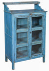 [[Turquoise vintage glass cabinet///Armoire vitrée vintage turquoise]]