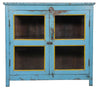 [[Turquoise vintage glass cabinet///Armoire vitrée vintage turquoise]]