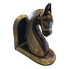 [[Wooden horse head book end//Repose-livres en forme de tête de cheval]]