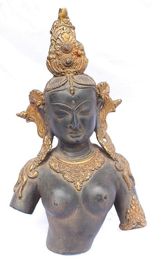  [[Antique gray and gold brass Tara///Tara en laiton gris et or antique]]