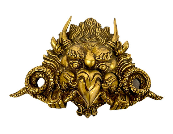 [[Garuda brass door decoration///Décoration de porte Garuda en laiton]]