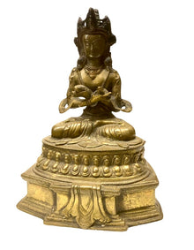  [[Brass Lokeshwara statue///Statue de Lokeshwara en laiton]]